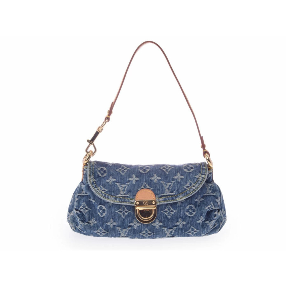 Louis Vuitton denim pleaty bag blue
